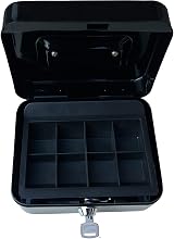 Accurate Money Box Tin Steel Cash Safe Box Petty Cash with 2 Keys 12 Inch view 3