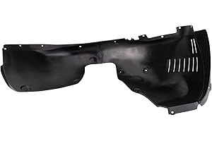 TRQ Front Right Inner Fender Liner Black Passenger Side Compatible with 2017-2019 Kia Sportage KI1249154