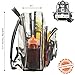 LARGE Clear Plastic Security Backpack, Heavy Duty, Water Resistant, School Safety Backpack