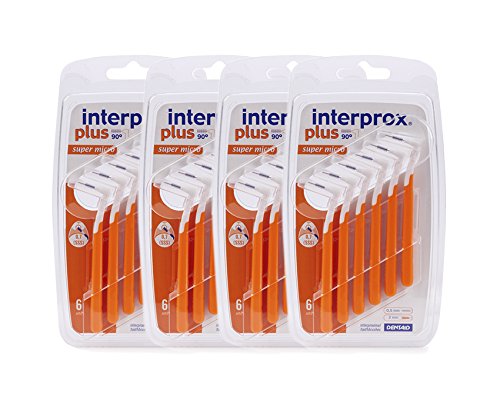 InterproxPLUS 90' Super Micro INTERDENTAL BRUSH SUPER MICRO 0.7MM - lower price by Interprox