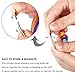Kaptron Tools Spoons - Stainless Steel Measuring Spoons Cups Set 8 pcs, Multiple Sizes, Multicolor