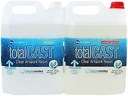 TotalCast Clear Artwork resin 350 ounce kit