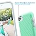 ULAK iPod Touch 6 Case,iPod Touch 5 Case, Slick Armor Slim-Protection Case for Apple iPod Touch 6 5th Generation (Green)