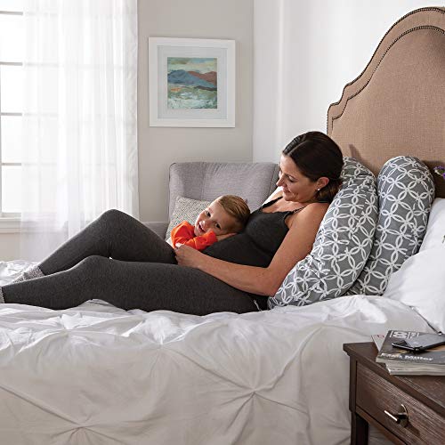Boppy Total Body Pregnancy Pillow with Removable, Breathable Pillow