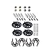 Domybest Carbon Fiber Propeller Gears Gear Guard Bearing for Parrot AR Drone 1 & 2.0 Quadcopter