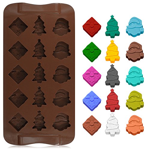 4 Pack Chocolate Candy Molds Trays,Sonku Silicone Baking Jelly Molds