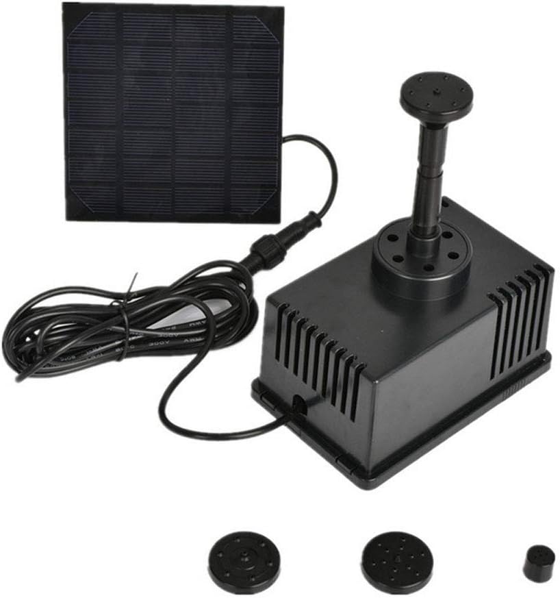 Fountain Pump Solar Power Fountain Water Pump 1.5W Solar Power Fountain Water Pump Solar Panel Kit Outdoor Fountain for Small Pond Patio Garden 1Set: Kitchen & Dining