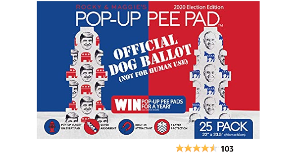 pop up pee pad amazon