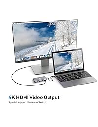 Concentrador USB C, adaptador multipuerto AV digital USB C, concentrador USB con alimentación 6 en 1, concentrador convertidor tipo C para computadora portátil con puerto HDMI 4K, puerto de carga PD, 2 USB3.0, lector de tarjetas SD   TF para MacBook Pro,