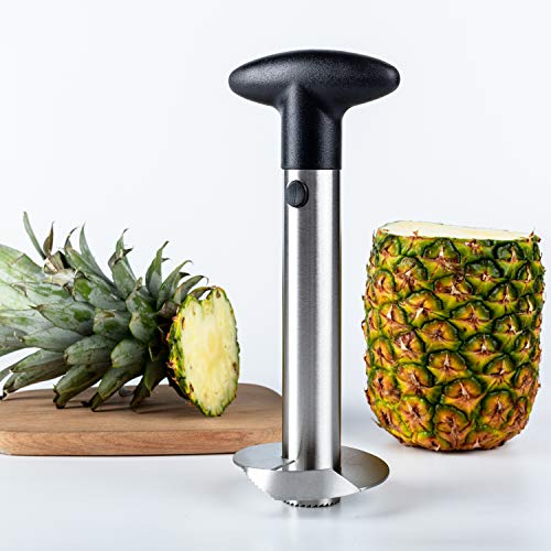 Kutir Fruit Slicer Corer Set of 3 - Pineapple Slicer, Avocado Slicer and Apple Corer Set - Stainless Steel Pineapple Cutter and Corer, Dishwasher Safe Avocado Slicer and Cutter, Apple Corer Remover - Thumbnail 6