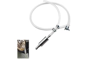 Pricyru Brake Bleeder Hose, One Way Check Valve Tube Bleeding Tool Kit, Universal Car Motorcycle Clutch Brake Fluid Bleeder Kit Brake System Bleeding Tools (1 Set)