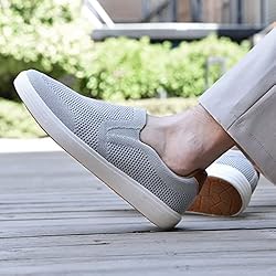 konhill Men's Slip on Sneaker - Knit Walking