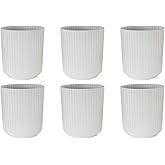 Abode Homewares Mesa Polypro Premium Plastic Drinkware Indoor/Outdoor,Double Old Fashioned, White, 15oz, Set of 6
