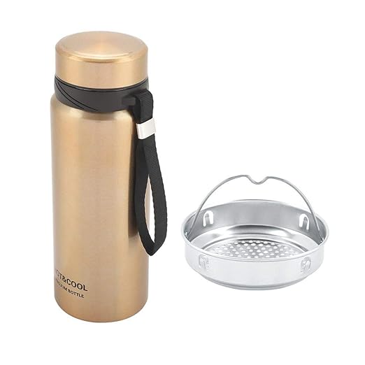 Acouto Taza De Vacio De Viaje Acero Inoxidable Doble Pared