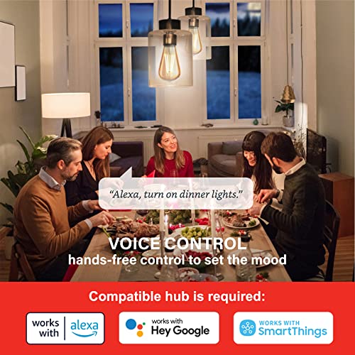 Sengled Zigbee Smart Light Bulbs, Smart Hub Required, Work with