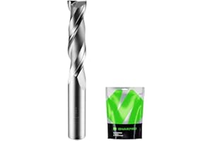 SHARPRO Extra Long Spiral Upcut Router Bit 1/2 Inch Shank 1/2 Inch Cutting Dia. 2'' CL. 4'' OVL. Carbide Upcut CNC Router Bit