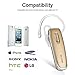 Bluetooth Headset For Cell Phones,Wireless Bluetooth Headphones with Mic,Hands Free Earbuds for iPhone X 8 7 Plus 6s plus iPad Samsung Android Galaxy S8 S7,Gold