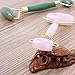 Natural Jade Roller Massager & Rose Quartz Facial Roller 2pcs Gift Set