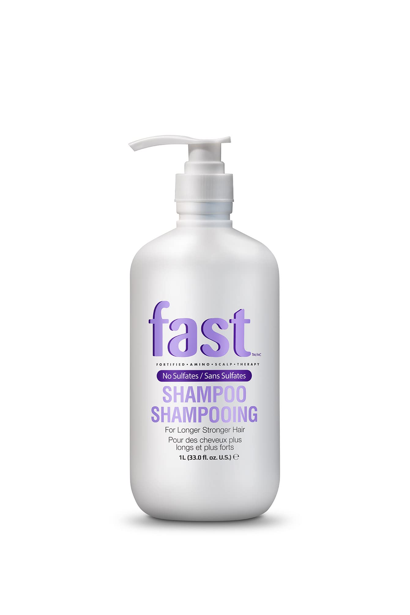 Nisim F.A.S.T Fortified Amino Scalp Therapy Shampoo 1000 ml – Sulfate & Paraben Free Hair Growth Shampoo for All Hair Types, Amino-Enriched Formula for Longer, Stronger Hair
