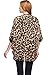 BAISHENGGT Women's Leopard Print Sheer Chiffon Cardigan Blouse Small Leopard