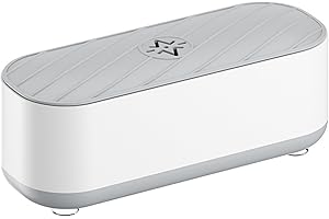 XROUCH Ultrasonic Cleaner Jewelry Glasses, Professional Cleaning Machine for All Jewelry, 45kHz 360° Degree Cleaning Household Cleaner for Gold, Silver, Watches, Rings, Earring, Necklaces, Makeup Brush