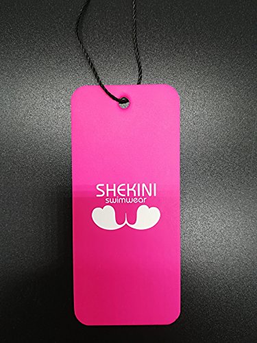 SHEKINI Dames Eendelige Halter Badpak Klassiek Effen kleur Knipsel Verdraaid Bikini Zwempak - Image 8
