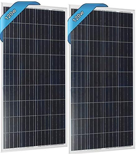SEC 160 120 320 Watt Monocrystalline 160W 12V Solar Panel High Efficiency Mono Module RV Marine Boat Off Grid (160 WATT Mono) (160WATT Mono) (2x-120w)