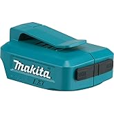 Makita 18V / 14.4V LXT USB Power Source Adapter, Dual USB Ports, 4.2A Total Output, Belt Clip, Tool Only