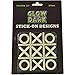 DIRECTGLOW LLC 10 Piece Glow in The Dark Tic Tac Toe Game Set