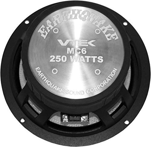 Earthquake Sound VTEK-MC6 600W 6.5-inch 2-Way Component Set with Tweeters and Passive Xovers - Thumbnail 4