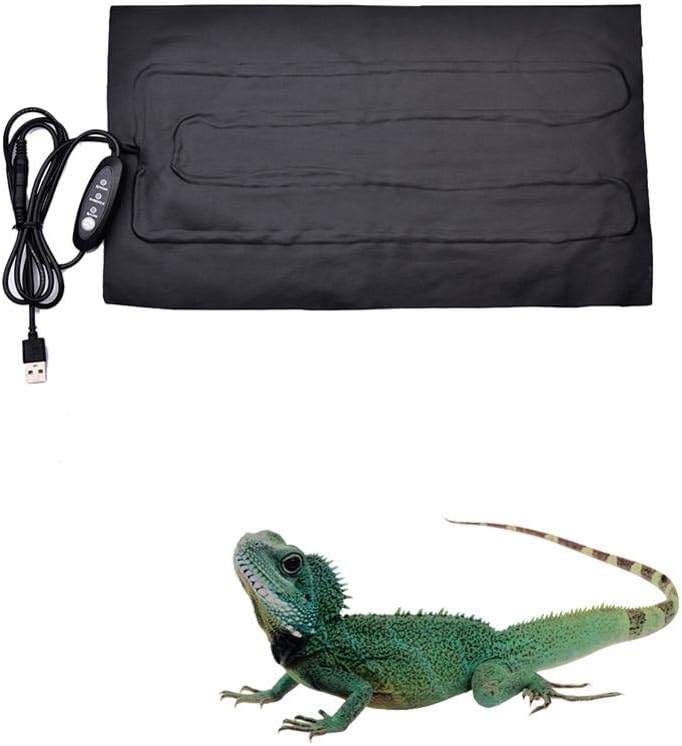 Reptile Heating Pad Pet Warm Heat Mat Heating Cloth - Timing Switch Temperature Control