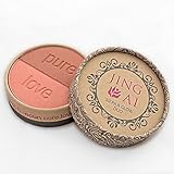 Organic Cosmetics Makeup Designer Blush - By Jing Ai - Two Shades Light Medium Or Dark For Any Complexion. Rich In Vitamins A & E - Paraben Gluten & Cruelty Free Vegan Formula Nourishing For Your Skin