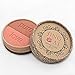 Organic Cosmetics Makeup Designer Blush - By Jing Ai - Two Shades Light Medium Or Dark For Any Complexion. Rich In Vitamins A & E - Paraben Gluten & Cruelty Free Vegan Formula Nourishing For Your Skin