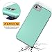 Veatool iPhone 7 Case [Dual Layer] Drop Protection and Premium Shock Absorption Technology with Rubber Back and TPU Bumper Cushion for iPhone 7 4.7 Inch(Mint Green)