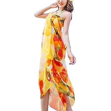 Questquo 140x190cm Robe De Plage Scarf Women Beach Sarongs