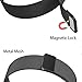 Deyo Fitbit Versa Bands for Women Men Large Small,Stainless Steel Milanese Loop Metal Replacement Bracelet with Magnetic Closure Accessories Wristbands for Fitbit Smartwatch(Graphite, L)