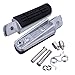 Iglobalbuy Footpeg Front Footrest Foot Pegs for Yamaha FZ6R FJR1300 03-13 FZ6 YZFR1 XV1700