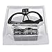 LED Light Weight Magnifier with 5 Lenses 1x, 1.5x, 2x, 2.5x, 3.5x