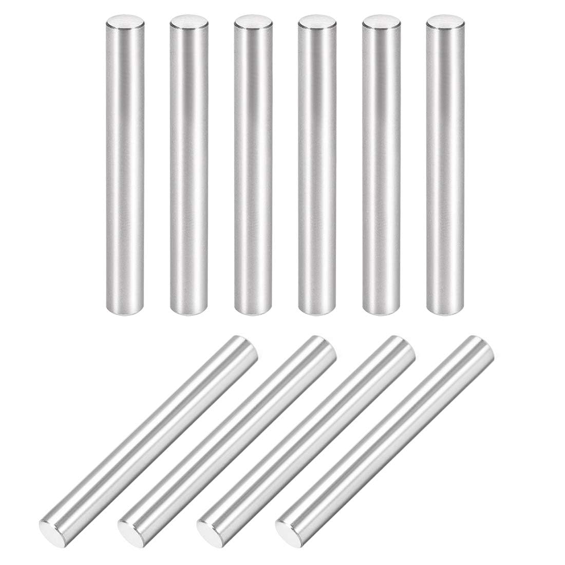TA-VIGOR 10Pcs 6mm x 50mm Dowel Pins, 304 Stainless Steel Shelf Support Cylindrical Pin Pegs Shelf Support Pegs Fasten Elements for Furniture, Cabinets, and Mechanical Applications