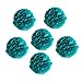 Landisun Party Wedding Birthday Room Decoration Paper Flower Celebration Pom Poms Multi Color 6 Packs