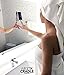 AIRSTIK Cradle Glass Mount Phone Holder Reusable TikTok Facetime Compatible with iPhone iPad Cell Phone for Bathroom Kitchen Shower Dorm Office Made in USA Glass, Mirrors, Windows (White)