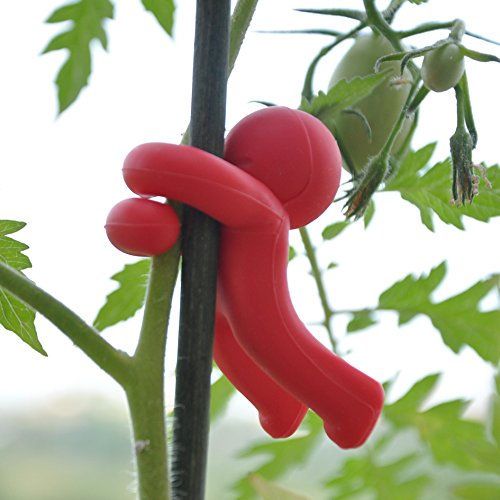 Monkey Business Spoon Saver - Hug Doug Silicone Spoon Saver and Rest, Adjustable to Most Kitchen Cooking Utensils, Red