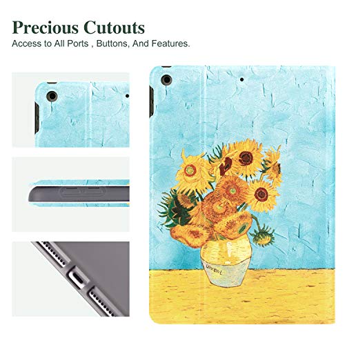 Lokigo New iPad 10.2 Case 2019 Premium Shockproof Case with Soft TPU Back and Auto Sleep/Wake Feature for iPad 10.2 inch 7th Generation