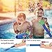 POKONBOY 8 Pack Water Guns for Kids Super Soaker Water Blaster Large Super Light Foam Squirt Guns Shooter Pool Toys - Summer Swimming Pool Beach Garden Water Toys for Boys Girls Adults
