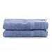 Chakir Turkish Linens Turkish Cotton Luxury Hotel & Spa Bath Towel, Bath Sheet - Set of 2, Wedgewood