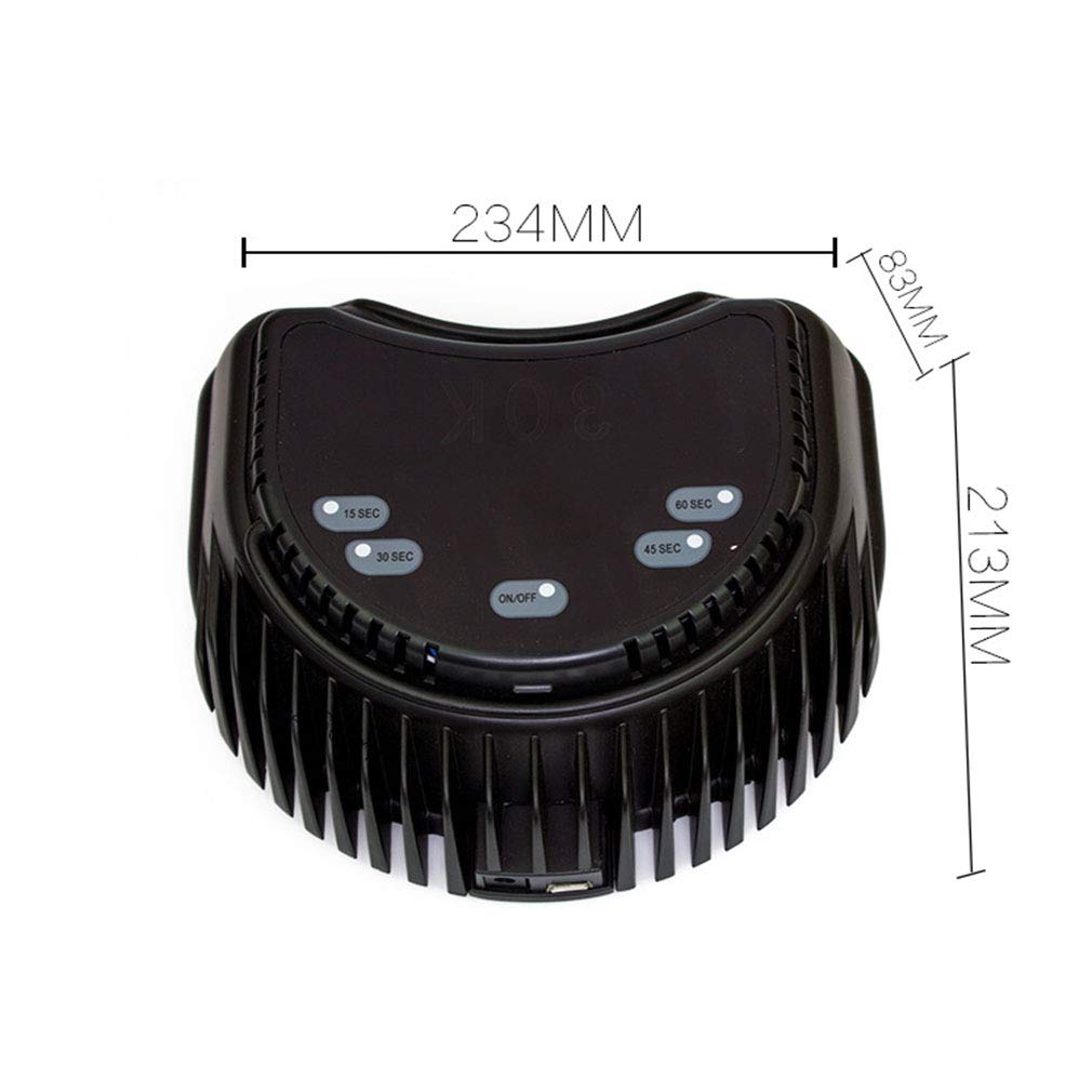 55 以上節約 プロのuv Ledネイルドライヤー60wスマートマニキュア ホワイトニング光線療法機マルチパワーディスプレイ ブラック B07p5sptbn 再再販 Viatoni De