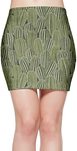 Real Cactus Cacti Womens Mini Bodycon Skirt Sexy