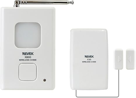 Amazon Co Jp リーベックス Revex ワイヤレス チャイム Xシリーズ 送受信機セット 防犯 ドア窓チャイムセット X0 ホーム キッチン