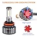 Ultra Bright LED Headlight Bulbs CSP Chips 100W 12000LM Headlight Conversion Kit- 6000K Cool White H11 Fog Lights Bulb- 4 Side H8 H9 LED High Low Dual Beam Light for Car Driving Lamps Replacement