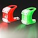 Mudder Boat Bow LED Navigation Light, 2 Pack (Red and Green)